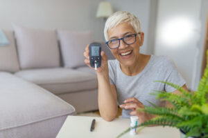 Woman Happy about long term positive outcomes